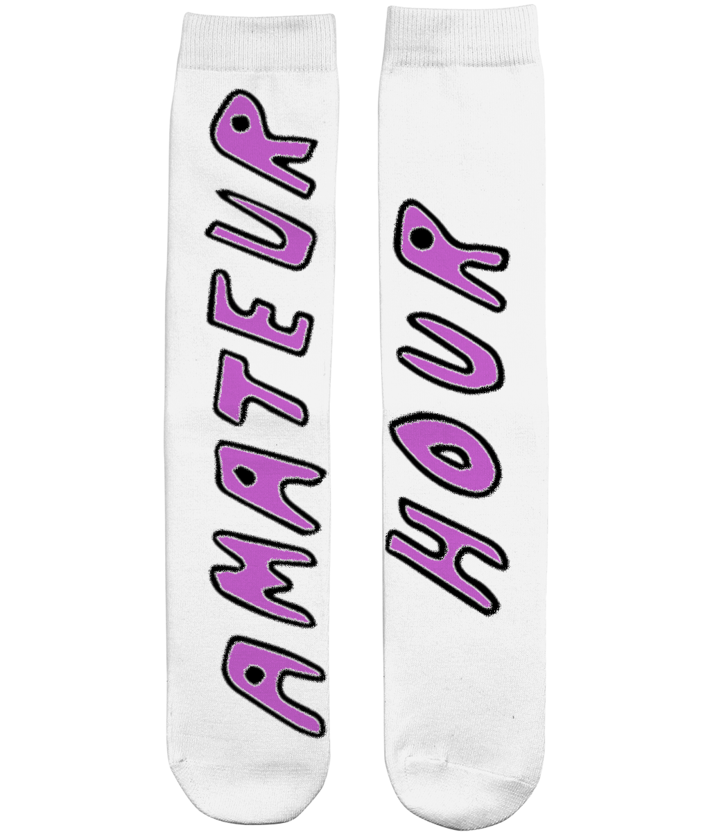 Amateur Hour Tube Socks Pink
