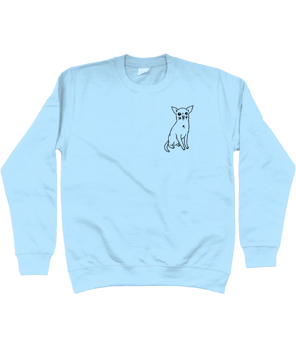 AMATEURHOUR SWEATSHIRT CLASSIC BLACK PRINT