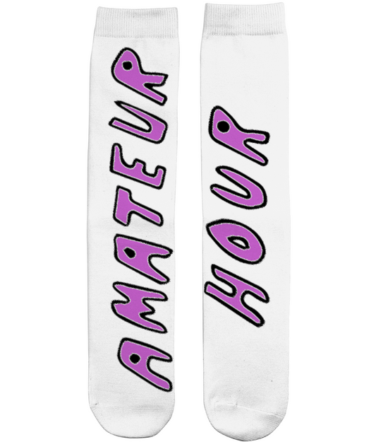 Amateur Hour Tube Socks Pink