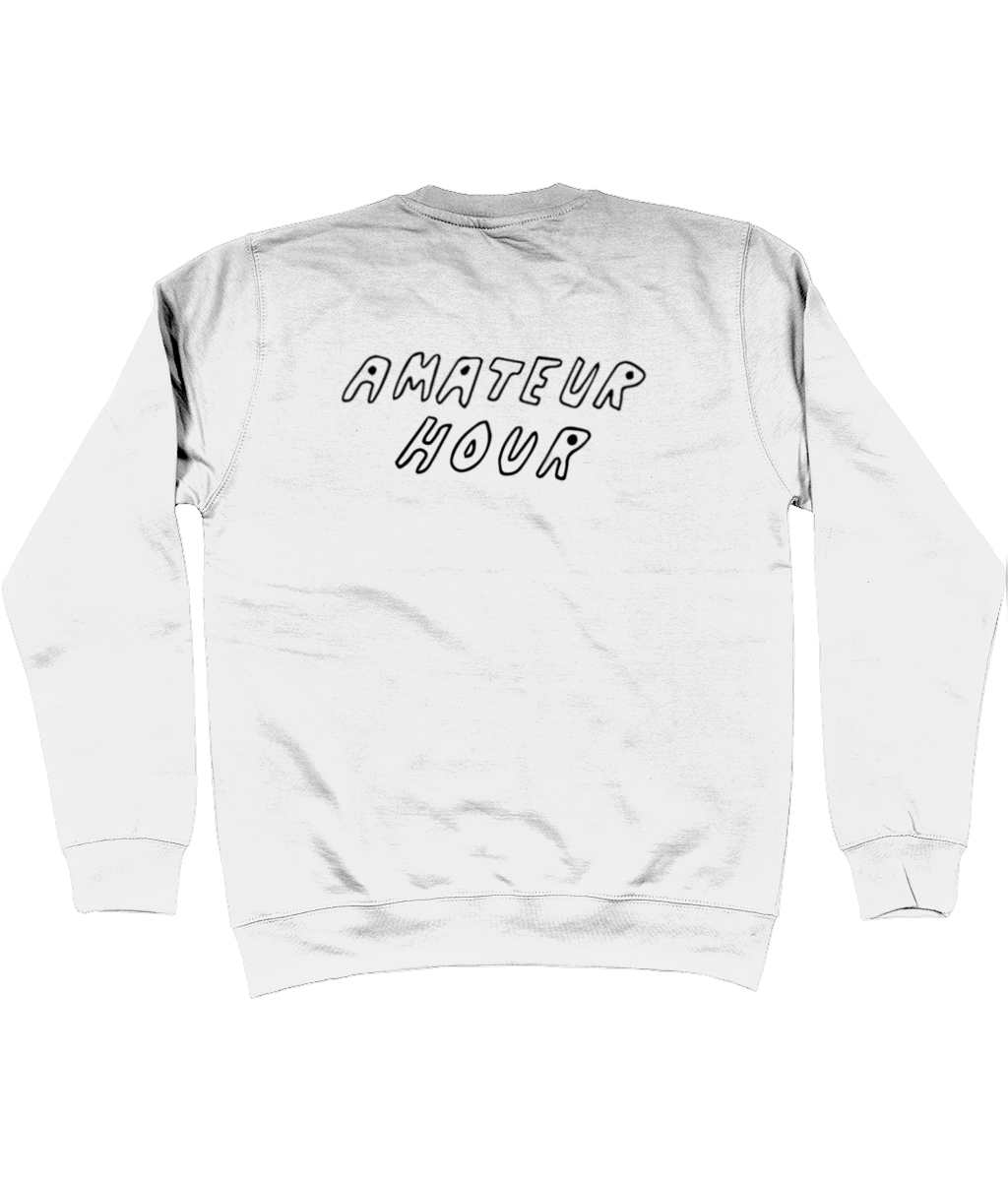 AMATEURHOUR SWEATSHIRT CLASSIC BLACK PRINT